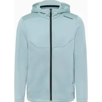 Pánská mikina PORSCHE DESIGN Hooded sweat jacket Mikina s kapucí mentolová zelená (Stylová volnočasová tepláková bunda s inovativní technologií CLOUDSPUN a kapucí.)
