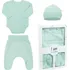 Kojenecká souprava New Baby I Am 3dílná kojenecká soupravička do porodnice mátová, 56