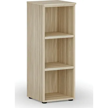Kancelářská sestava Kancelářský regál PRIMO WOOD, 400 x 420 x 1087 mm, dub přírodní