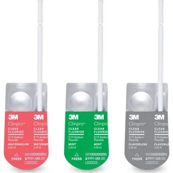 Solventum (3M) Clinpro Clear Fluoride Treatment L-Pop 50ks příchuť: bez příchuti