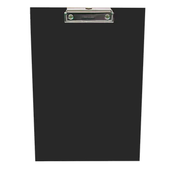 Psací podložka Podložka s klipem Prešpán - černá