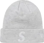 Supreme New Era S Logo Beanie (FW24) Heather Grey Velikost: ONE SIZE