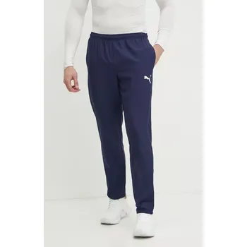 Tréninkové kalhoty Puma teamRISE Sideline 657327 námořnická modř 59X, vel. XXL