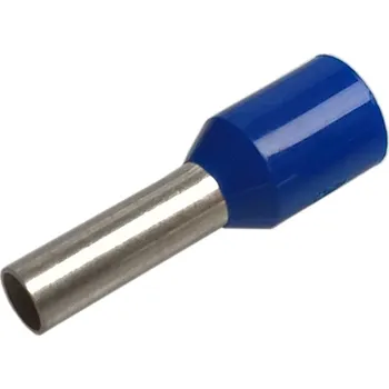 Elektrický konektor Konektor - dutinka DI 2,5-8 s plastovým límcem modrá