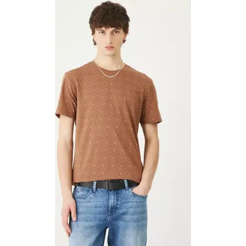 Pánské tričko Tričko Medicine hnědá barva RS25.TSM033 88A, vel. S