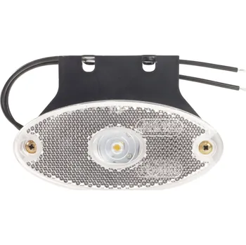 Přívěs k motorovému vozidlu Svítilna přední obrysová LED WAS W64, 12-24V, eliptická na držáku