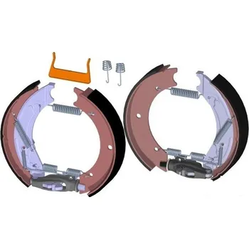 Příslušenství pro přívěs Čelisti brzdové KNOTT 250x40 samostav ANS sada na 2 kola