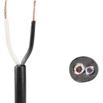 elektrický kabel Kabel 2x0,75, bílá/černá, metráž