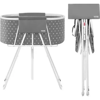 Kosmetika pro psa Přenosná psí vana VEVOR, zvýšená a skládací, prostorově úsporná sprchová stanice pro domácí mazlíčky s efektivním odvodněním, koupací vana pro mytí a péči o malé a střední psy a kočky, pro použití uvnitř i venku, šedá