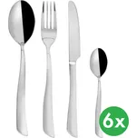 Příbory SHAPE, nerez, 24 ks