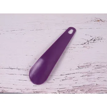 Tkaničky do bot OSTATNÍ Obouvací lžíce plastová 17cm fialová
