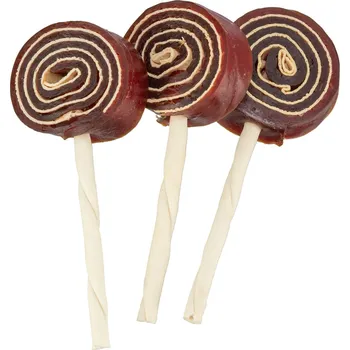 Pamlsek pro psa TRIXIE PREMIO Lolly, lízátko s kachnou a treska, 11 cm/ 80 g