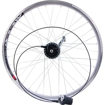 Zapletené kolo Kolo 28" Stars Circle Zadní kolo 28 palců Shimano Nexus 7rychlostní stříbrné