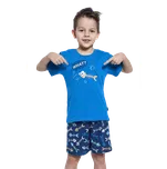 Chlapecké krátké pyžamo Cornette 798/120 Fishing 110/116 Modrá