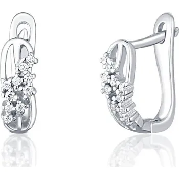 Náušnice Náušnice JVD stříbrné (70)