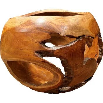 DEOKORK Teaková plastika KOULE