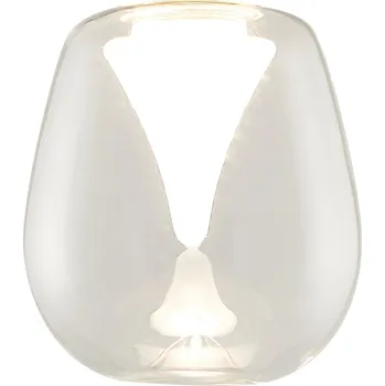 Mantra Andromeda, stínidlo z čirého skla průměr 12cm