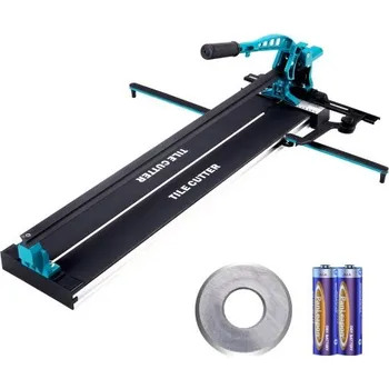 řezačka na dlažbu Ruční řezačka dlaždic VEVOR, 1000 mm, řezačka keramických dlaždic s řezacím kotoučem z karbidu wolframu, infračervené polohování, protiskluzové nožičky, odolné lišty pro profesionální instalatéry i začátečníky