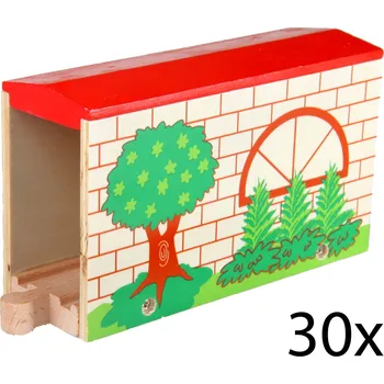 Dřevěná hračka Bella Nova Dřevěný tunel