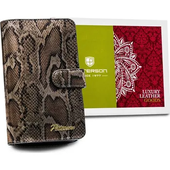 Peněženka Dámská peněženka Peterson PTN BS-603 SNAKE černá