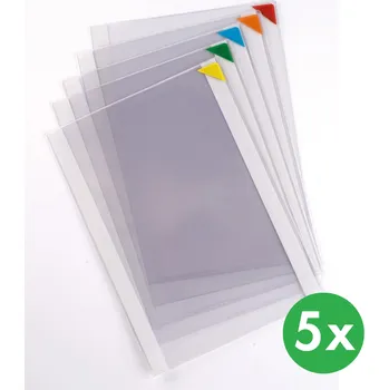 TARIFOLD Samolepící kapsy s magnetickým rohem, oh - mix barev