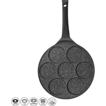 Pánev Pánev na lívance granit ¤26cm 7x smajlík MEYERHOFF vč. indukce