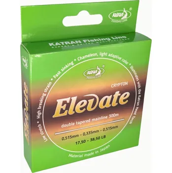 Katran Oboustraně ujímaný vlasec Elevate Galaxy Crypton Double tapered 0,515 - 0,335 - 0,515 mm 300 m