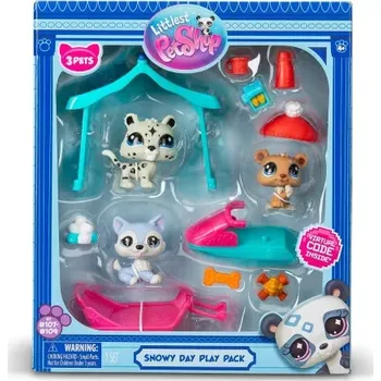 Figurka Herní sada Littlest Pet Shop Sněžný den