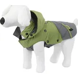 Kabát pro psy Vancouver, šedo/zelený varianta L