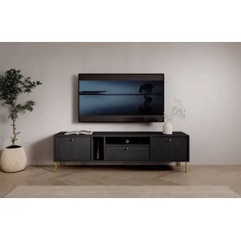 Televizní stolek Televizní stolek Tili 2D1S - černá