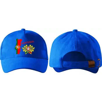 Kšiltovka kšiltovka s vlajkou PORTUGALSKA modrá (pánská kšiltovka vlajka a znakem PORTUGALSKO , PORTUGAL)