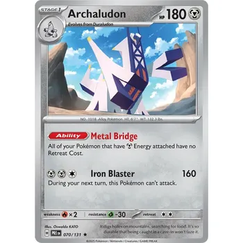 Sběratelská karetní hra Archaludon 070/131 - Prismatic Evolutions Typ karty: Holo