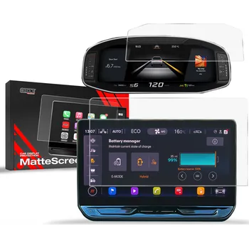 Monitor do auta Ochranná fólie na display 2v1 Matte, Cupra Leon, 2024- , Display 12,9" (PR-263585204)