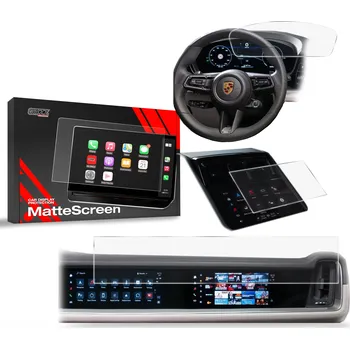 Monitor do auta Ochranná fólie na display 3v1 Matte, Porsche Panamera III, 2024- , 12,3"+10,9" (PR-263585216)