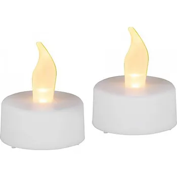 Svíčka Vánoce Čajová svíčka LED MagicHome bílá, 2ks