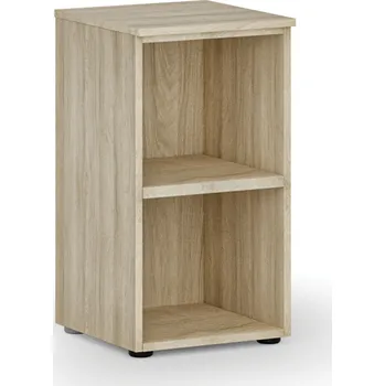 Kancelářská sestava Kancelářský regál PRIMO WOOD, 400 x 420 x 740 mm, dub přírodní