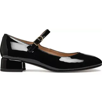 Dámské lodičky Kožené lodičky Geox D FLORETIA černá barva, na podpatku, D46WMA 00066 C9999 D46WMA.00066.C9999 99X, EUR 36