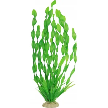 umělá květina UMĚLÁ ROSTLINA DO AKVÁRIA ZELENÁ PLOVOUCÍ DEKORACE XXL 33cm