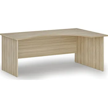 Psací stůl Ergonomický kancelářský psací stůl PRIMO WOOD, 180x120 cm, pravý, dub přírodní