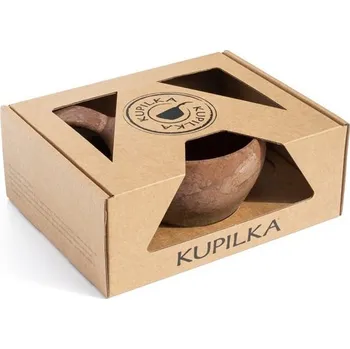 Kempingové nádobí Kupilka KUKSA 370 ml Large + spork 205 SET - Original (BROWN)