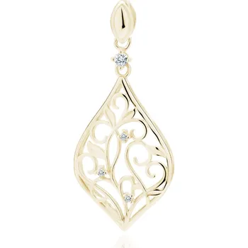 Přívěsek Olivie Stříbrný svatební přívěsek GOLD 9433 Ag 925; ≤1,8 g.