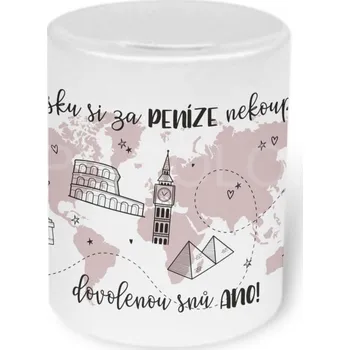 Gravírování Keramická pokladnička s vlastním potiskem