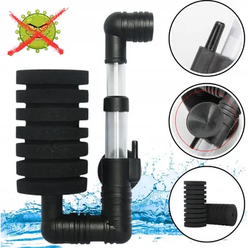 Akvarijní technika VNITŘNÍ HOUBOVÝ FILTR DO AKVÁRIA 60L FILTR AKVARIJNÍ, ČIŠTĚNÍ VODY