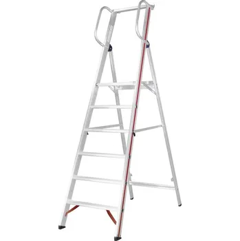 Schůdek Hliníkové schůdky HYMER 8080 9 nášlapů