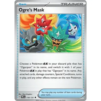 Sběratelská karetní hra Ogre´s Mask 118/131 - Prismatic Evolutions Typ karty: Non-Holo