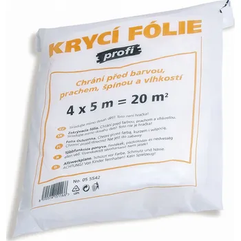 Zakrývací fólie na malování VEN Fólie krycí mikrotenová 4x12,5m, 12my