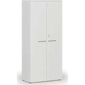 Kancelářská sestava Kancelářská skříň s dveřmi PRIMO WHITE, 800 x 420 x 1781 mm, bílá