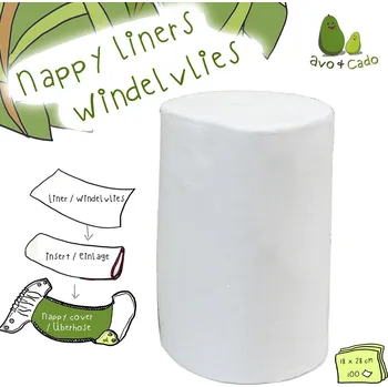 látková plena avo+cado BAMBOO separační pleny - vzorek 5 ks