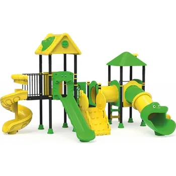 Dětské hřiště Playground System DĚTSKÉ HŘIŠTĚ - sestava se skluzavkami a tobogánem - Garden