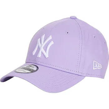 Kšiltovka kšiltovka New Era 9FO League Essential MLB New York Yankees - Lilac/White one size